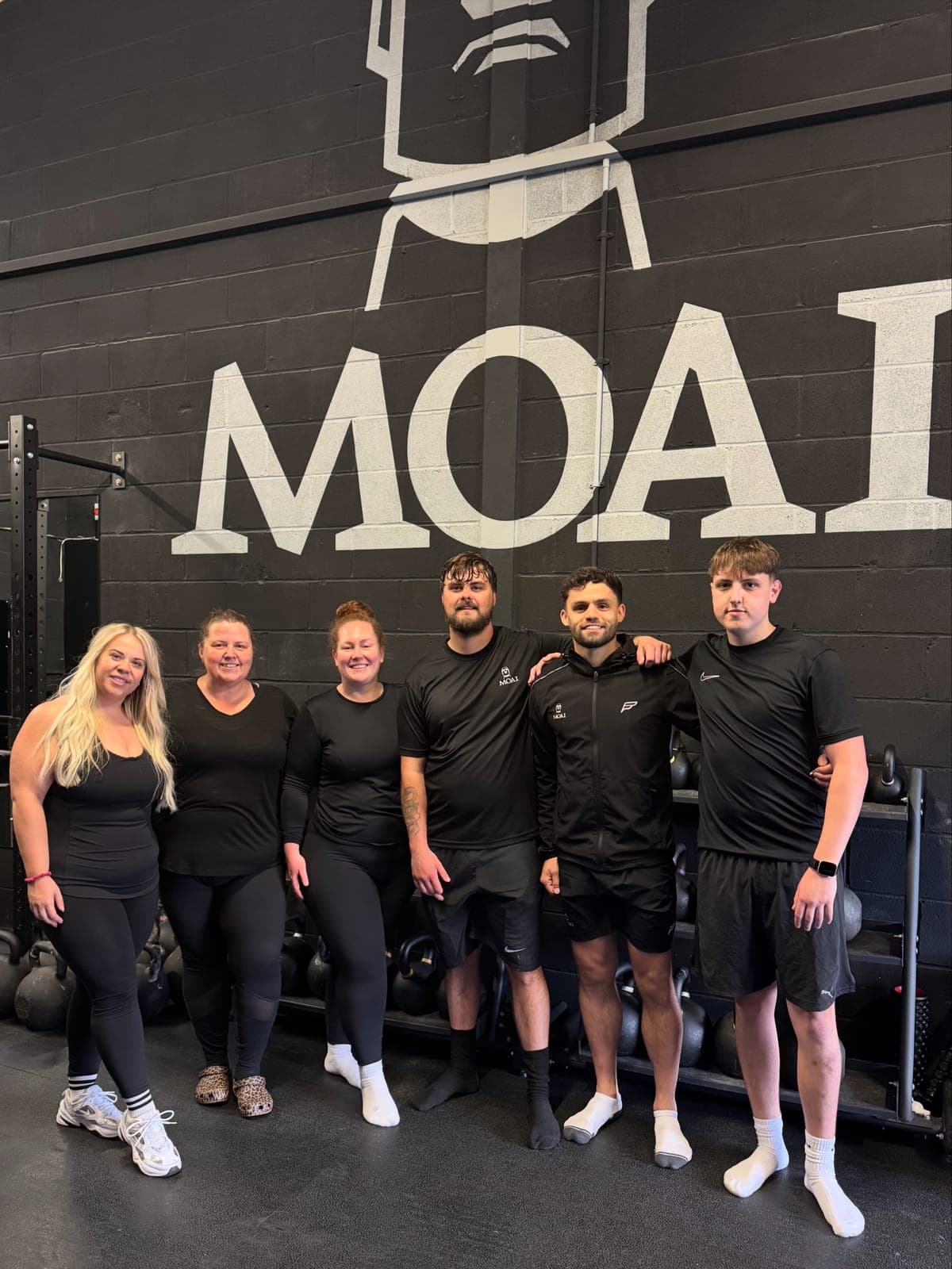 Moai coaches and members after a Small Group Personal Training session in Nottingham