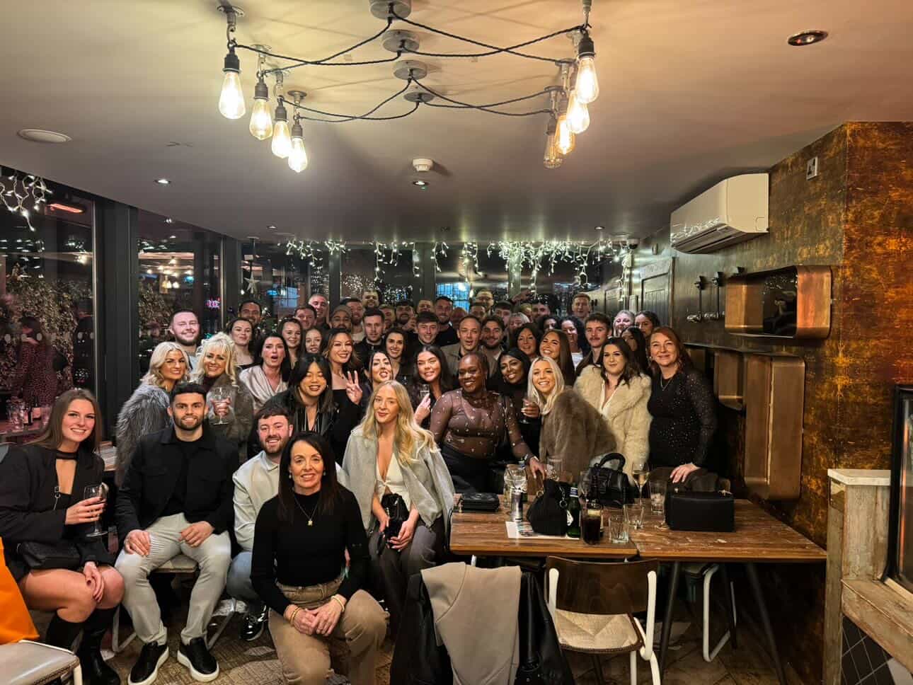 The Moai Strength & Wellness community on a social night
